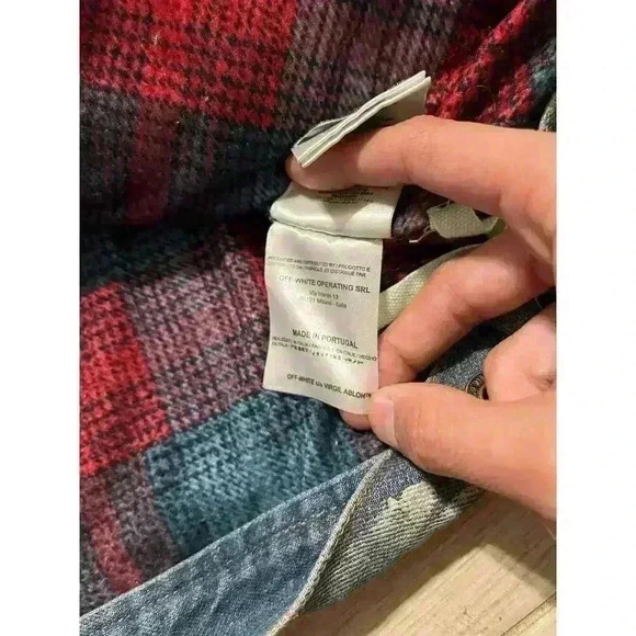 Off-White 2013 Virgil Abloh Paint Denim Jean Jacket - Picture 12 of 15